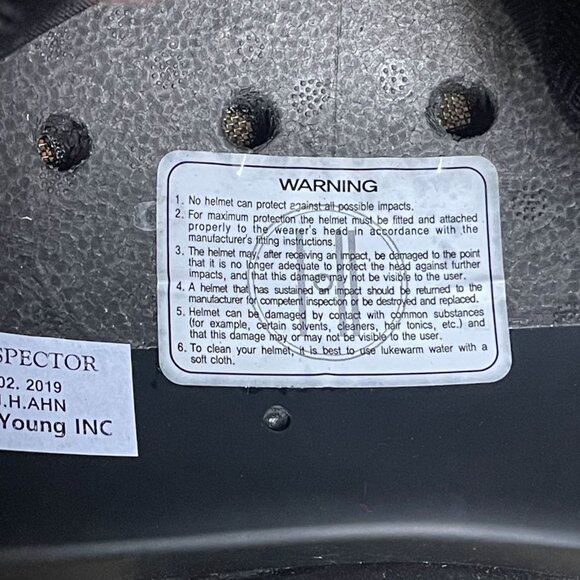 One K Defender Avance Riding Helmet Black Suede ASTM/SEI Certified Size XL - Picture 8 of 9